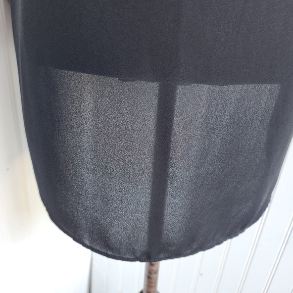 Express Women's Split Sides Sheer Sleeveless Top Blouse XS - Picture 11 of 11